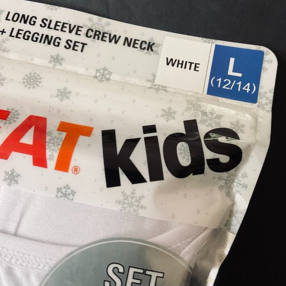 32 DEGREES HEAT Kids Long Sleeve Crew Neck & Legging Set NIP Size 12-14 L - Picture 5 of 5